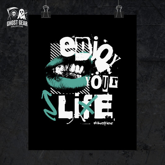 Enjoy Your Life Matte Vertical Poster